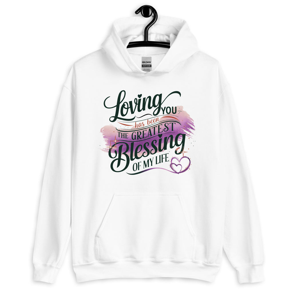 The Greatest Blessing - Celebrating Love with Style - White - Hoodies