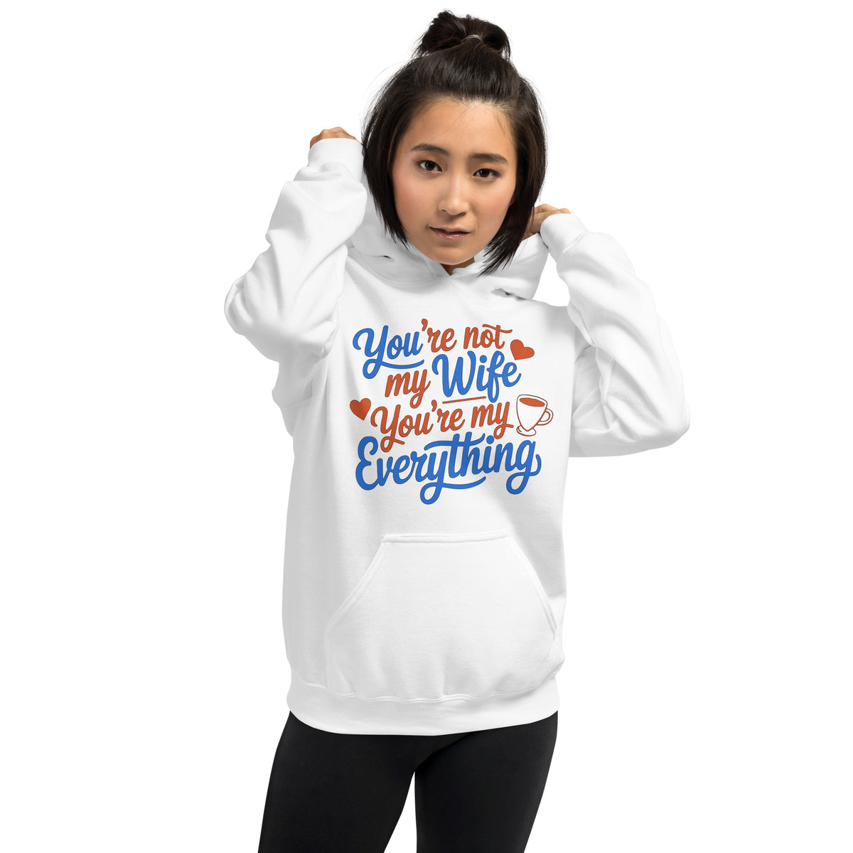 More Than a Wife – Celebrate Your Everything with Love - White - Hoodies