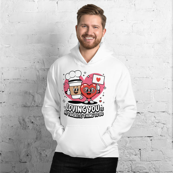 A Cozy Way to Say 'I Love You' - White - Hoodies