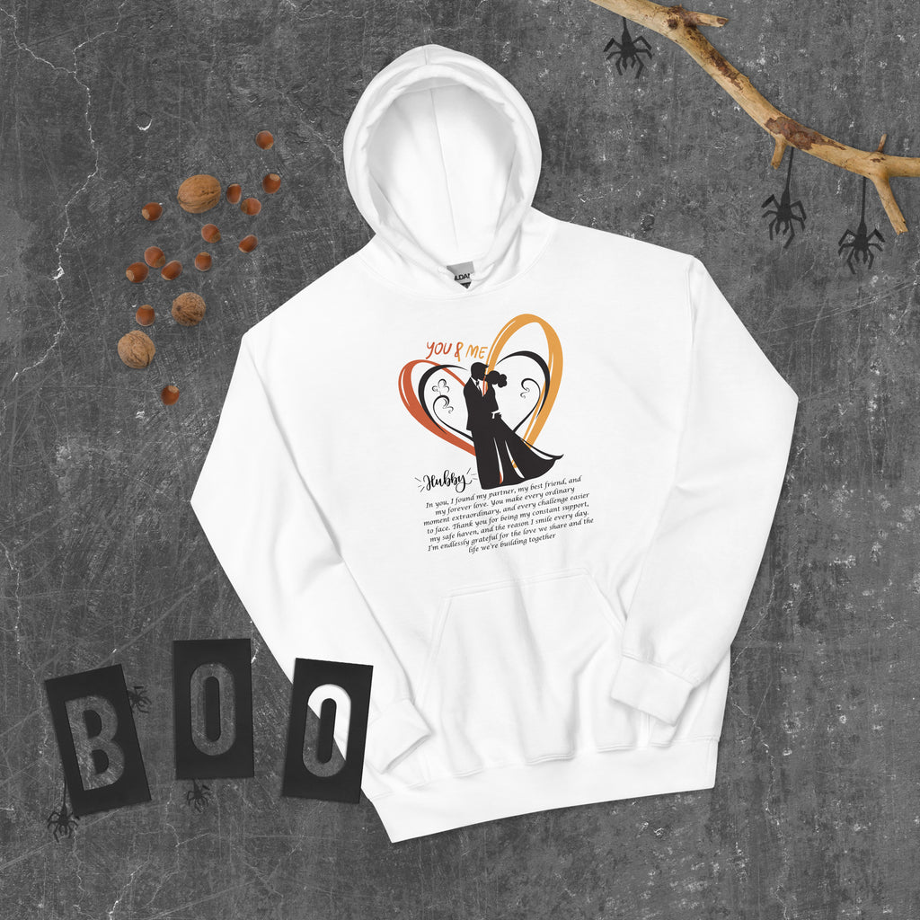 Thanksgiving Love Story - Gildan's Romantic Hoodie - White - Hoodies