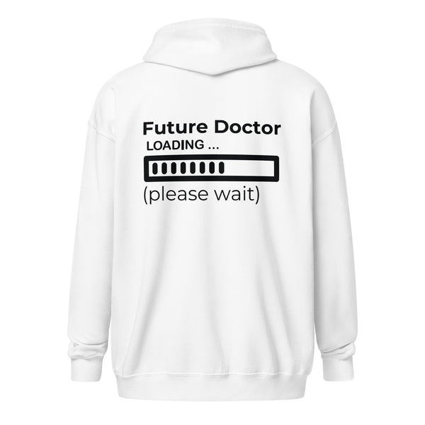 Doctor on the Way - Hoodie of Aspiration - White - Hoodies