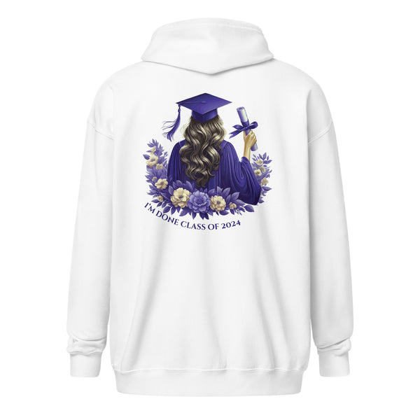 Purple Pride - Graduation Glory - White - Hoodies