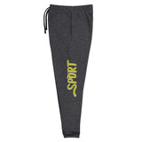 Run in Style - Bold Sport Design Joggers - Black Heather - Joggers