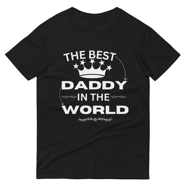 World's Best Dad Tee - A Tribute to Fatherhood - Black - Print Material