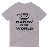 World's Best Dad Tee - A Tribute to Fatherhood - Heather Grey - Print Material