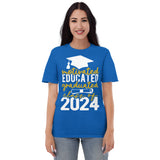 Proud Graduate - Class of 2024 Motivational T-Shirt - -