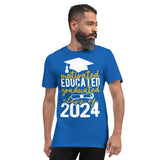 Proud Graduate - Class of 2024 Motivational T-Shirt - -