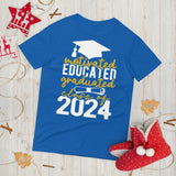 Proud Graduate - Class of 2024 Motivational T-Shirt - Royal Blue -