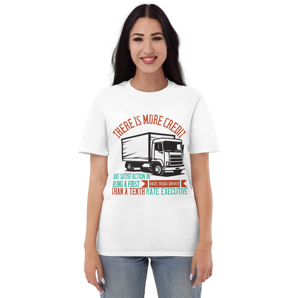 On the Road to Success - Top-tier Truck Driver Shirt - - Print Material