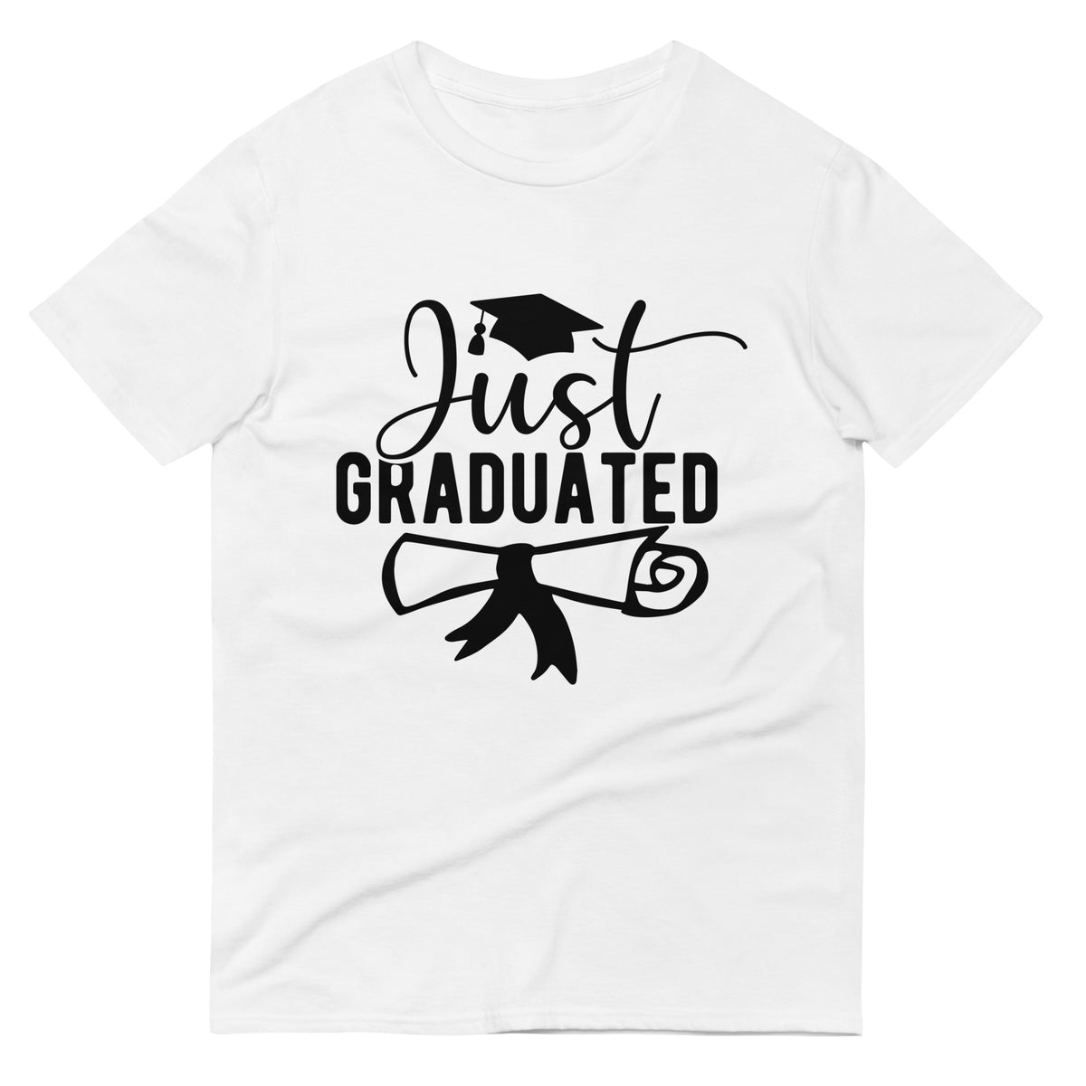 Milestone Achieved - Just Graduated T-Shirt - White -