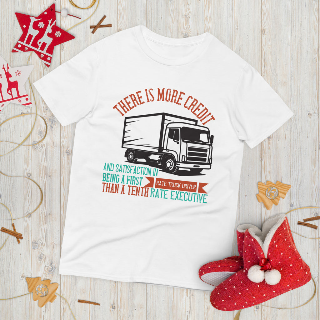 On the Road to Success - Top-tier Truck Driver Shirt - - Print Material