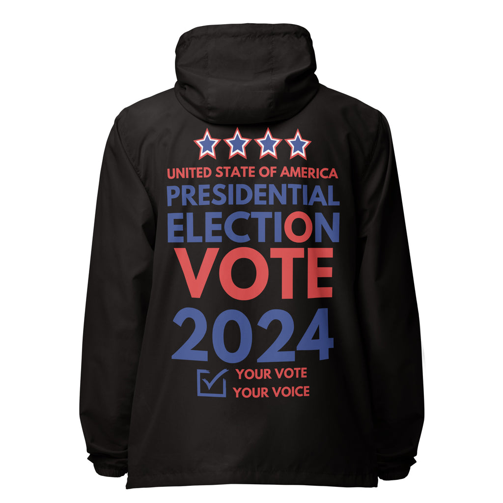 2024 Civic Duty Windbreaker - Your Vote, Your Voice - - Hoodies