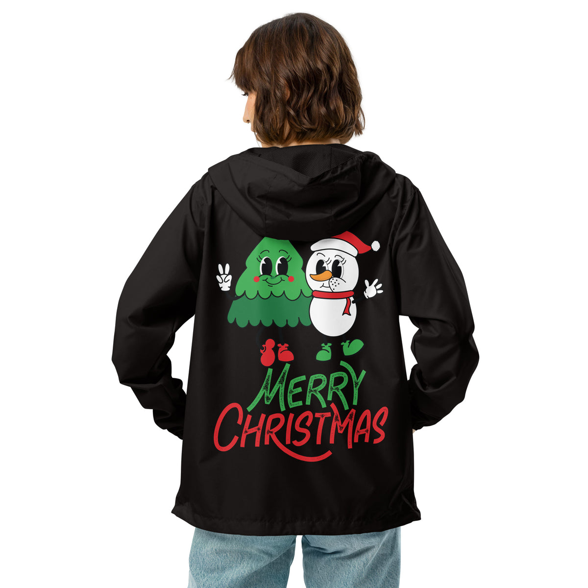 Holiday Harmony - Zip Up Your Christmas Spirit - Black - Hoodies