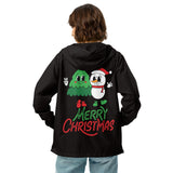 Holiday Harmony - Zip Up Your Christmas Spirit - Black - Hoodies