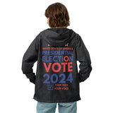 2024 Civic Duty Windbreaker - Your Vote, Your Voice - Black Camo - Hoodies