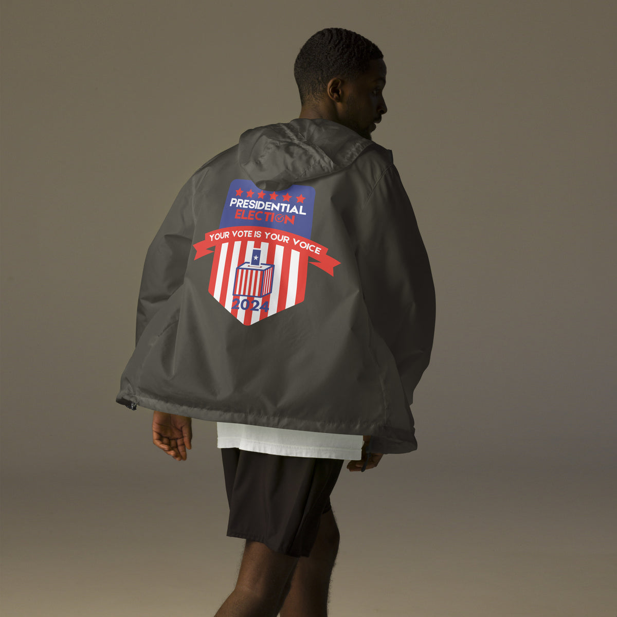 Patriot’s Choice - Presidential Election Windbreaker - Graphite - Hoodies