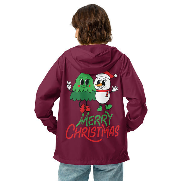 Holiday Harmony - Zip Up Your Christmas Spirit - Maroon - Hoodies