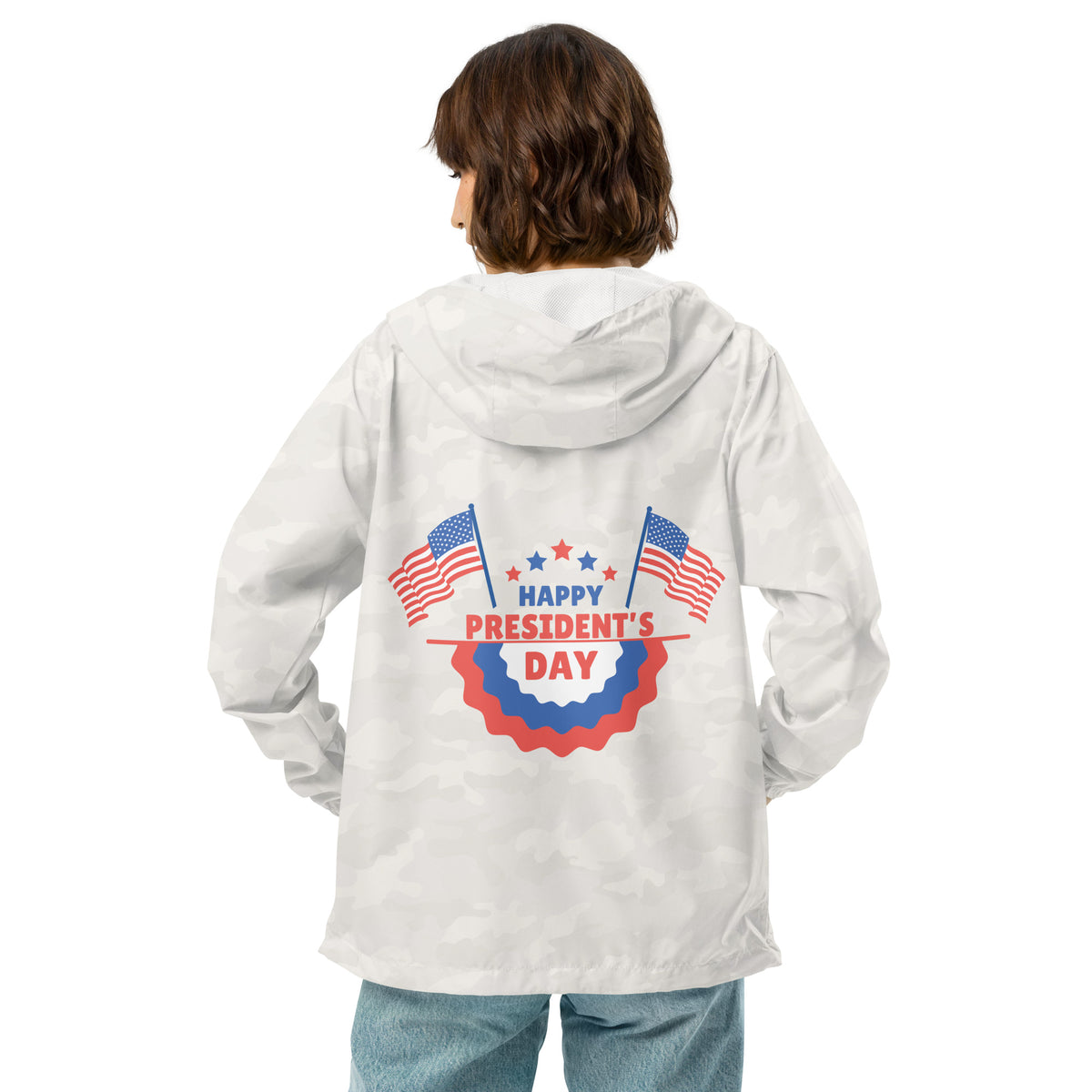 All-American Windbreaker - President's Day Special - White Camo - Hoodies