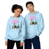 Love's Embrace - A Heartfelt Hoodie for Cherished Memories - Blue Aqua - Print Material