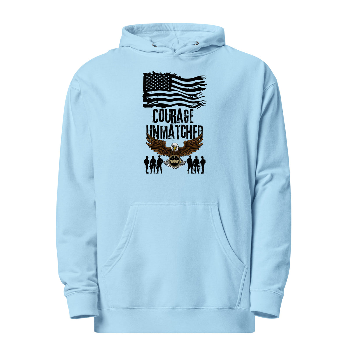 Strength and Freedom - Embrace the Eagle’s Spirit - - Hoodies