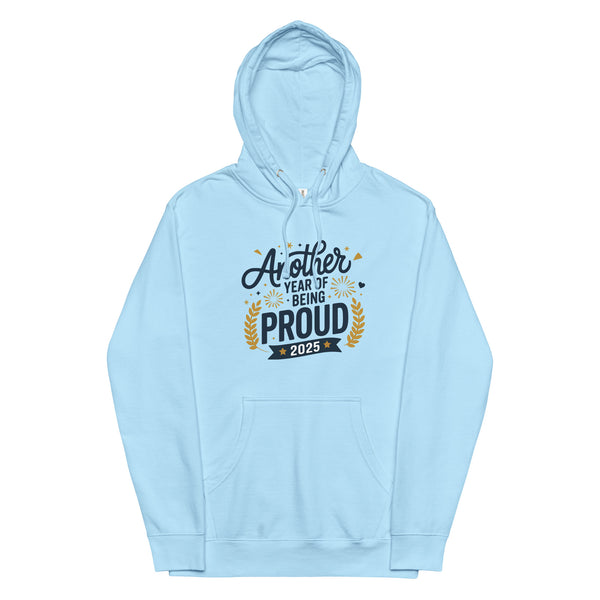 Celebrate 2025 – Hoodie for Proud Moments - Blue Aqua - Hoodies