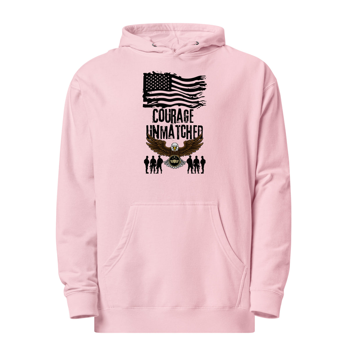 Strength and Freedom - Embrace the Eagle’s Spirit - - Hoodies