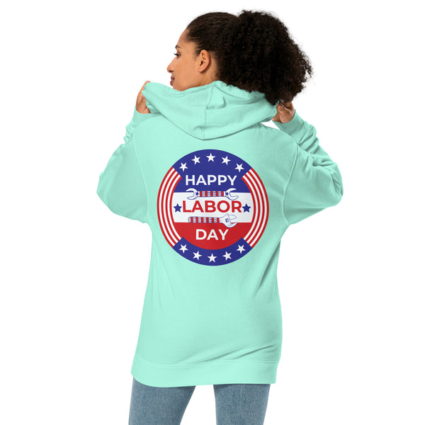 Patriotic Pride - Happy Labor Day Hoodie - - Hoodies