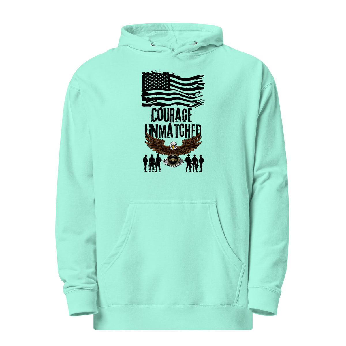 Strength and Freedom - Embrace the Eagle’s Spirit - - Hoodies