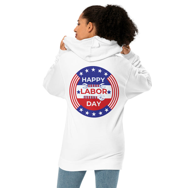 Patriotic Pride - Happy Labor Day Hoodie - - Hoodies