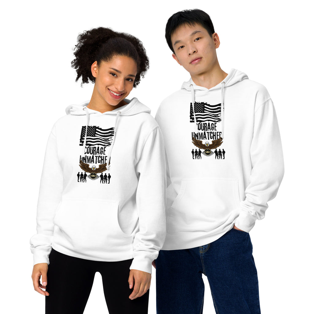 Strength and Freedom - Embrace the Eagle’s Spirit - White - Hoodies