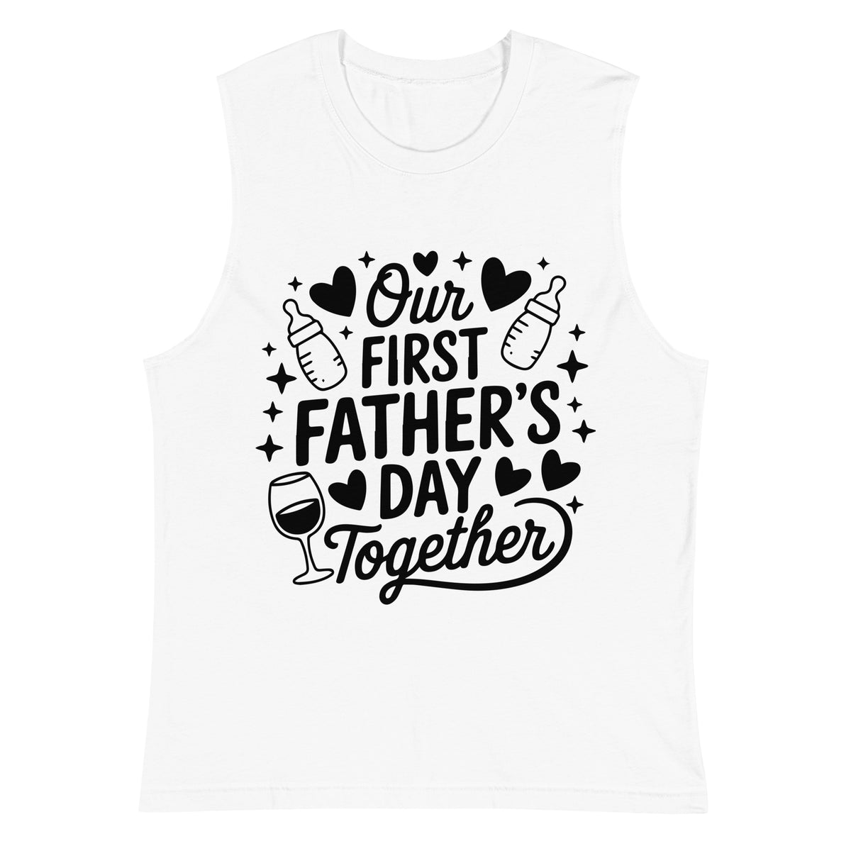 Daddy’s First Father’s Day Tank Gift - 2XL - Tank Tops