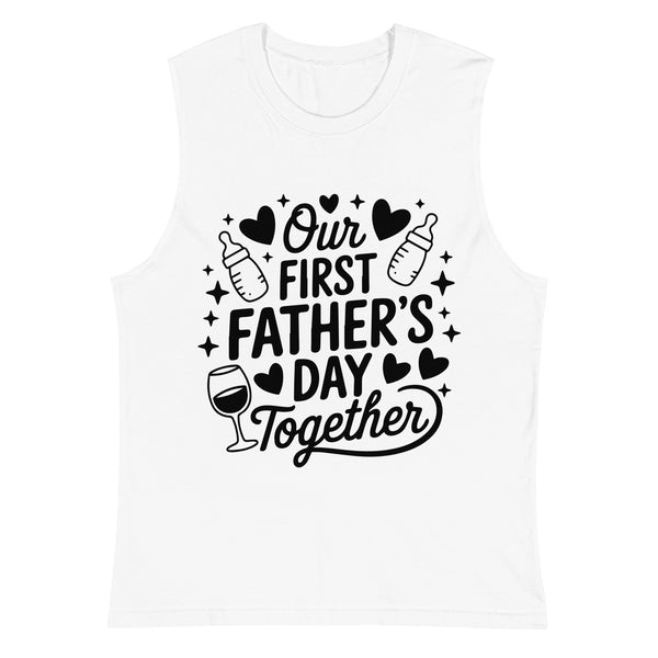 Daddy’s First Father’s Day Tank Gift - 2XL - Tank Tops