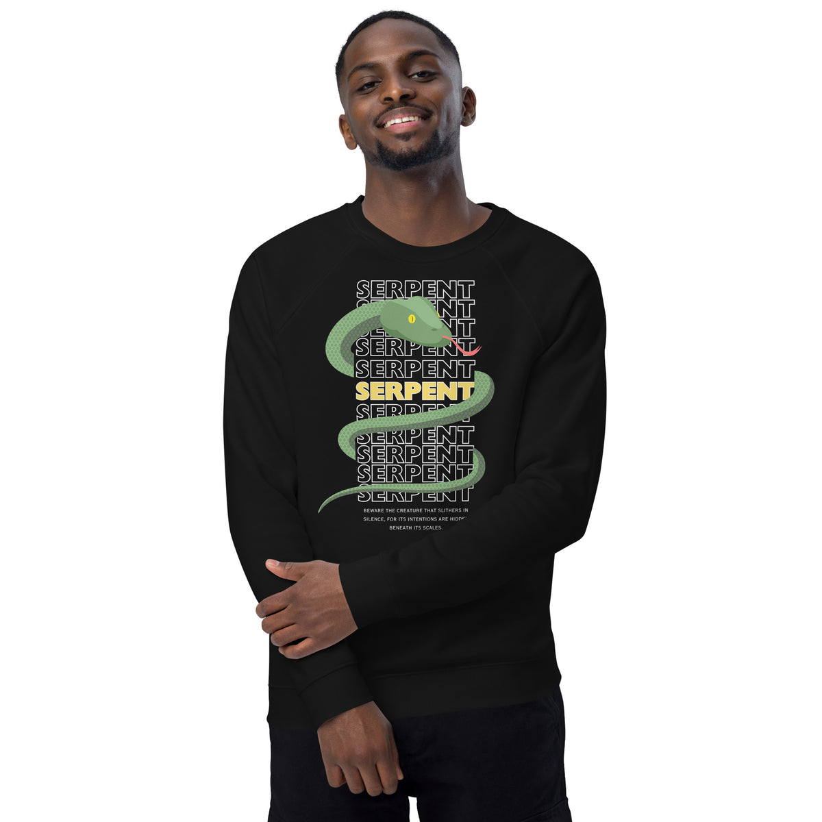 Winding Wonder - Organic Serpent Sweatshirt - - Sweatshirts