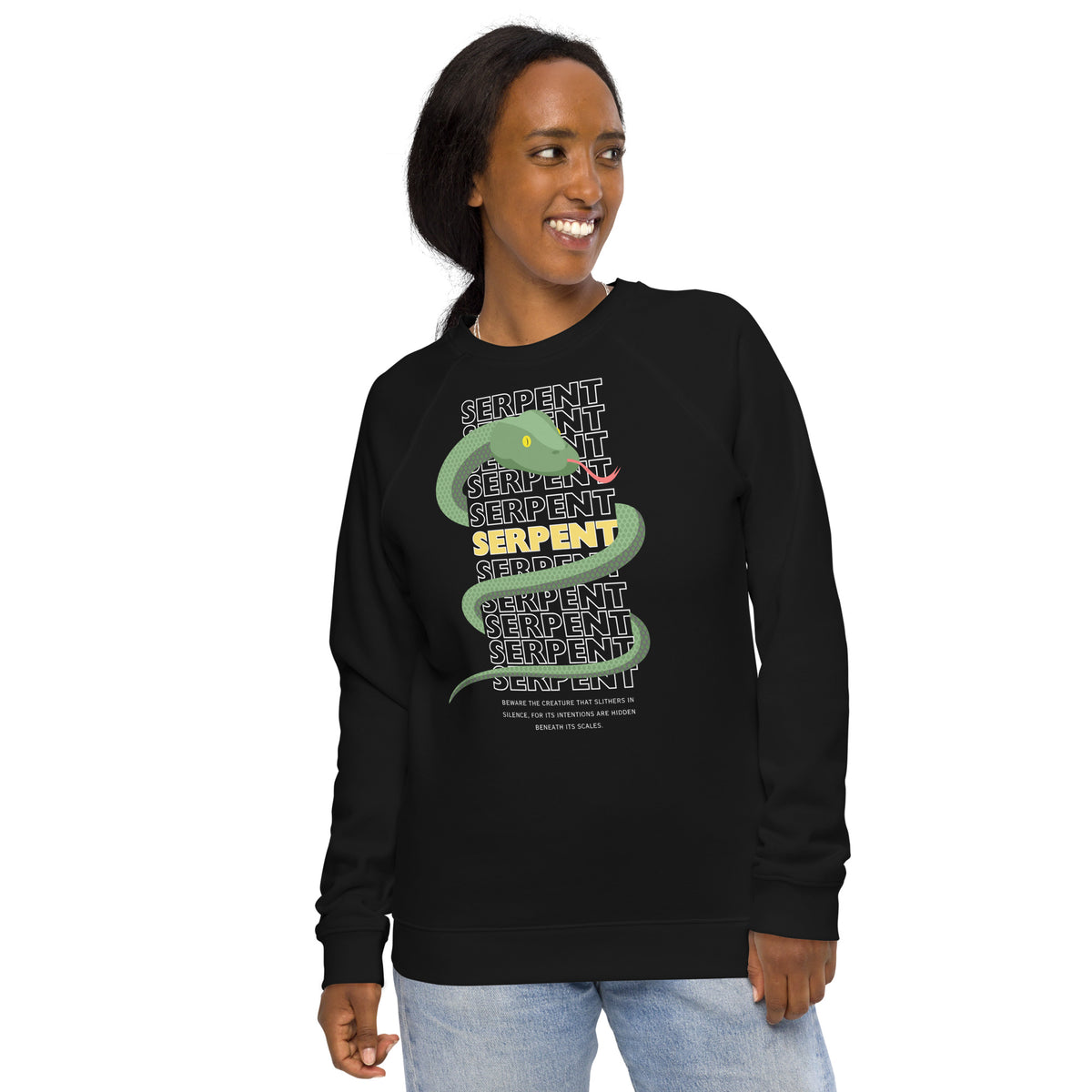 Winding Wonder - Organic Serpent Sweatshirt - - Sweatshirts