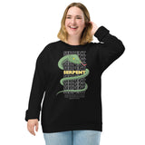 Winding Wonder - Organic Serpent Sweatshirt - Black - Sweatshirts