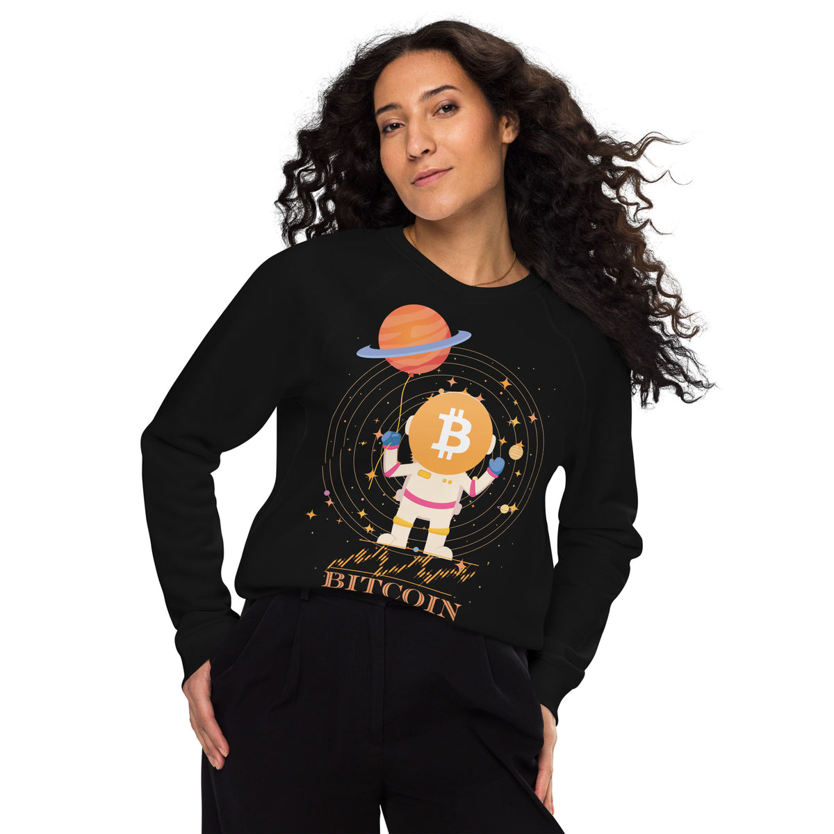 Bitcoin Voyager - Cosmic Crypto Sweatshirt - 3XL - Sweatshirts