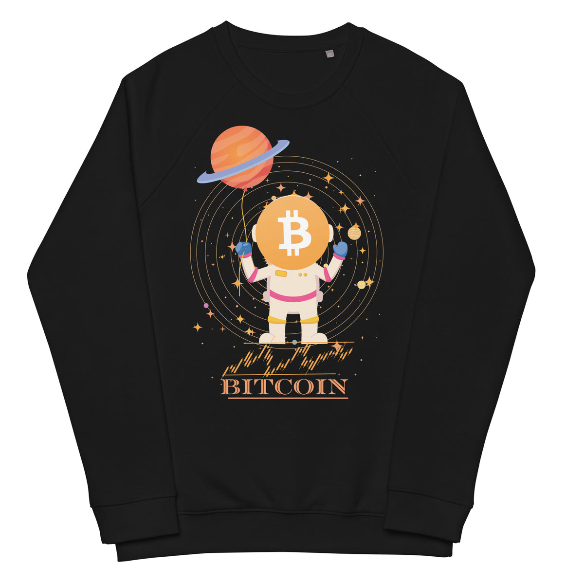 Bitcoin Voyager - Cosmic Crypto Sweatshirt - - Sweatshirts