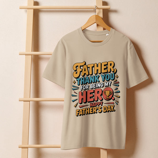Pixel Dad Hero Tee – Father’s Day Gift - Desert Dust - T-shirt