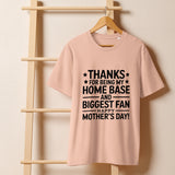 Organic Cotton T-Shirt for Mom Life Queens - Fraiche Peche - T-shirt