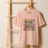 Brightest Days Mom Tee – Artistic Mother’s Day Gift - Fraiche Peche - T-shirt