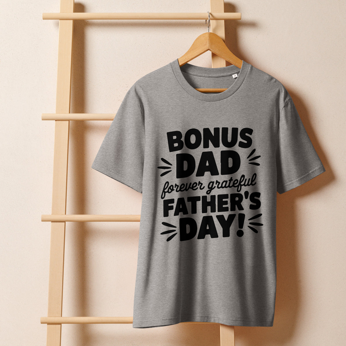 Great Child, Greater Dad Tee Gift - Heather Grey - T-shirt