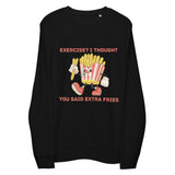 Fun & Play - Extra Fries Humor Sweatshirt - - Sweatshirts