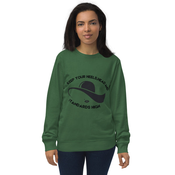 Minimalist Sophistication - Keep Your Standards High - Bottle Green - Sweatshirts