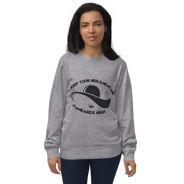 Minimalist Sophistication - Keep Your Standards High - Grey Melange - Sweatshirts