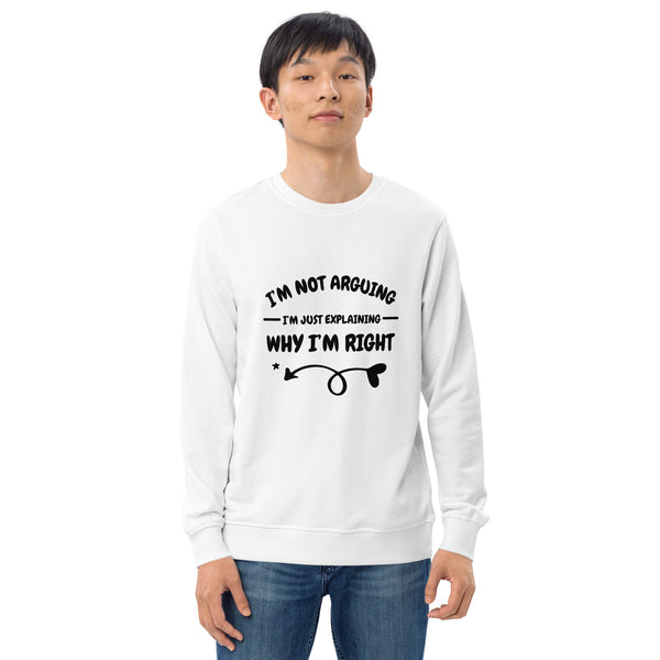 Just Explaining - Witty & Humorous Sweatshirt - - Sweatshirts