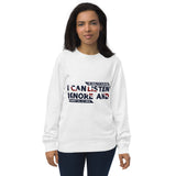 Triple Tasking - Listen, Ignore & Forget - White - Sweatshirts