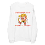 Fun & Play - Extra Fries Humor Sweatshirt - - Sweatshirts