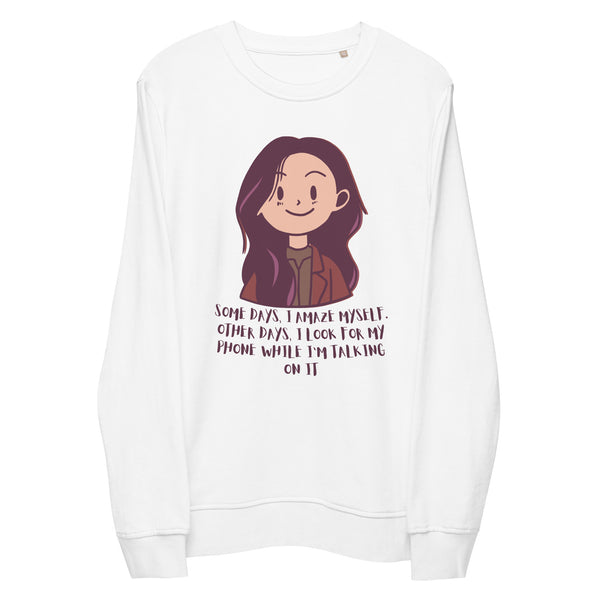 Humor in Style - The Self-Reflective Sweatshirt - - Sweatshirts