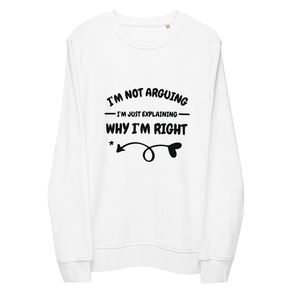 Just Explaining - Witty & Humorous Sweatshirt - - Sweatshirts