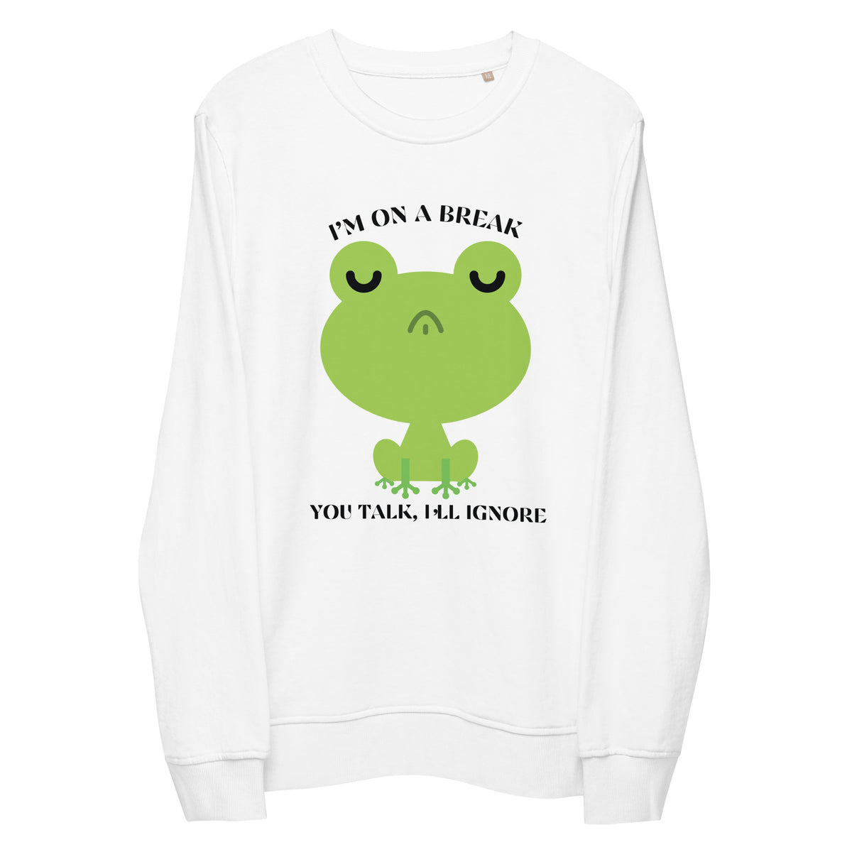 Break Time - Frog and Fun Sweatshirt - - Sweatshirts